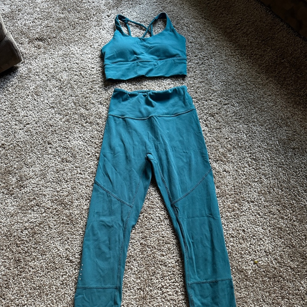 ACTA brand teal workout set size S